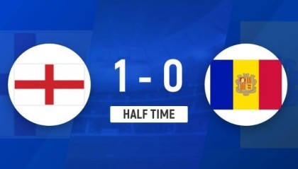 星空体育-半场-马杜埃凯传中造加西亚自摆乌龙 英格兰1-0领先安道尔